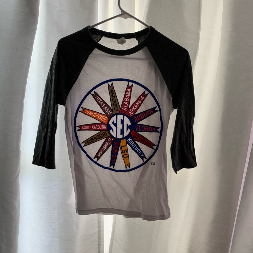 SEC college baseball tee